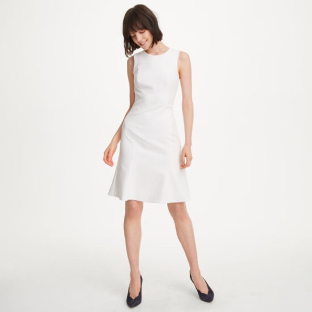35% OFF CLUB MONACO - White Ploye Dress